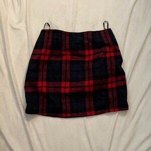 Plaid Mini Skirt